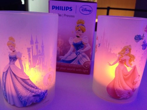 Le Candle Lights con i soggetti delle principesse